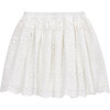 Alegra Embroidered Skirt, Ivory - Skirts - 1 - thumbnail