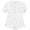 Eloise Emroidered Romper (Baby), Ivory - Rompers - 2