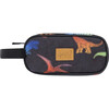 Pencil Case, Black Dino Multicolor Print - School Supplies - 1 - thumbnail