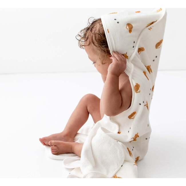 Hooded Towel Set, Cheetah - Bath Towels - 2