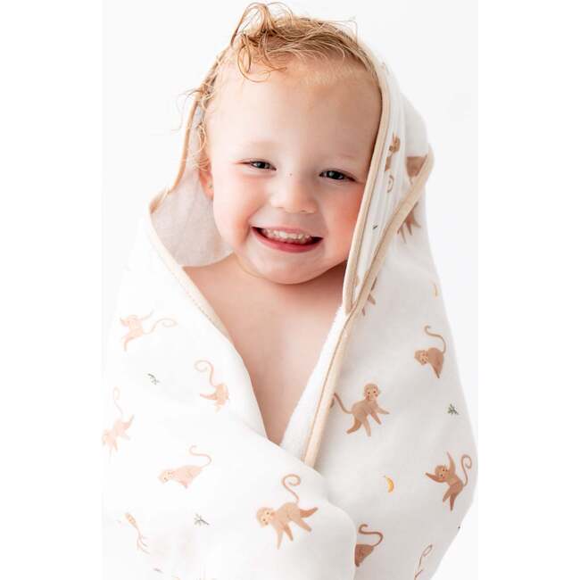 Hooded Towel Set, Monkey - Bath Towels - 5