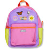 Colorblock Backpack With Patches, Multi - Backpacks - 1 - thumbnail