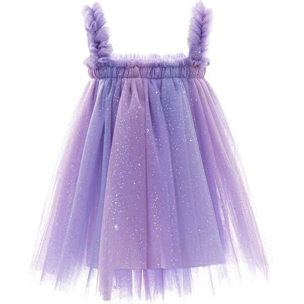 Luna Glitter Summer Dress, Purple - Mimi Tutu Exclusives | Maisonette
