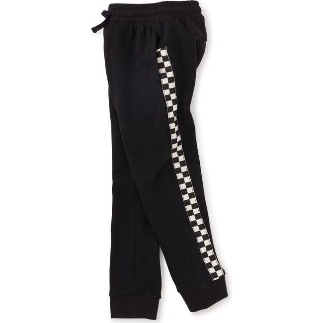 Stripe-Out Joggers, Black