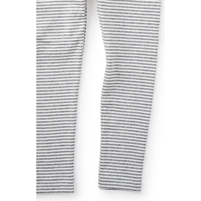 Striped Leggings, Grey - Leggings - 2