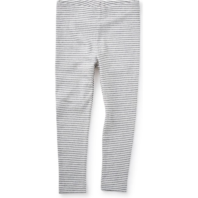 Striped Leggings, Grey - Leggings - 3