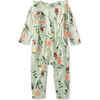 Ruffle Sleeve Baby Romper, Green - Rompers - 1 - thumbnail
