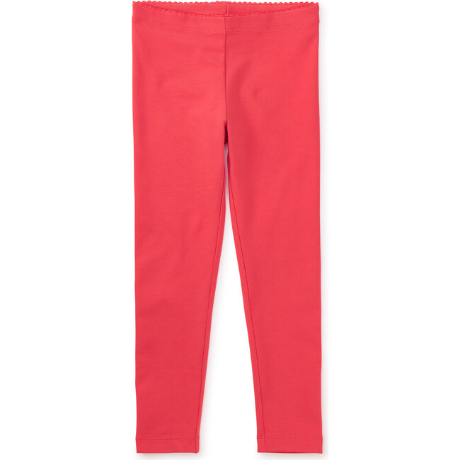 Solid Leggings, Red - Leggings - 3