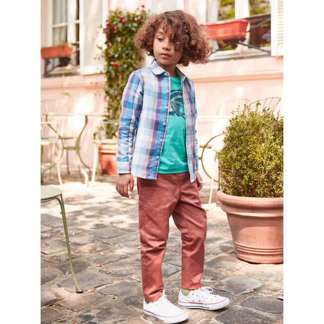 Timeless Stretch Twill Pants, Brown - Pants - 4