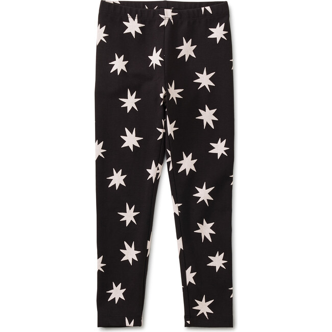 Printed Leggings, Black Stars - Leggings - 2