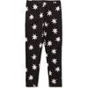 Printed Leggings, Black Stars - Leggings - 2