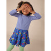 Tiered Skirted Twirl Dress, Blue - Dresses - 5