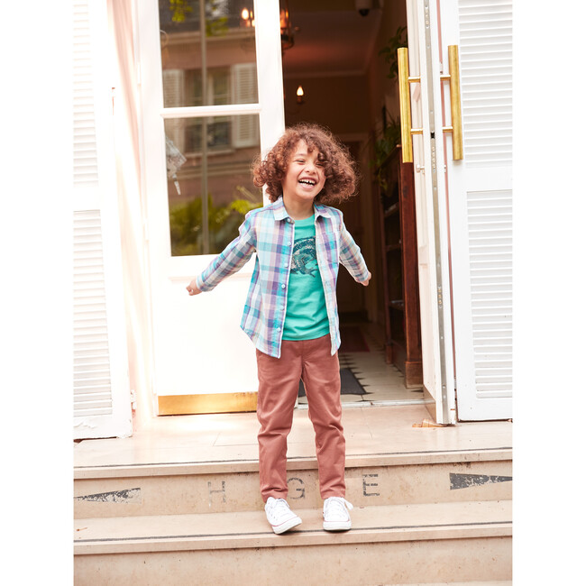 Timeless Stretch Twill Pants, Brown - Pants - 6