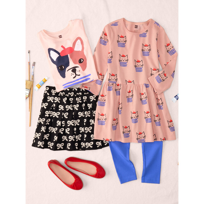 Very French Bulldog Graphic Tee, Pink - T-Shirts - 6