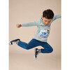 Solid Everyday Joggers, Blue - Pants - 2