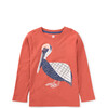 Pelican Graphic Tee, Orange - T-Shirts - 1 - thumbnail