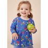 Peplum Top & Pants Baby Set, Blue - Mixed Apparel Set - 4