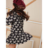 Pleated Jersey Skirt, Black Bows - Skirts - 7