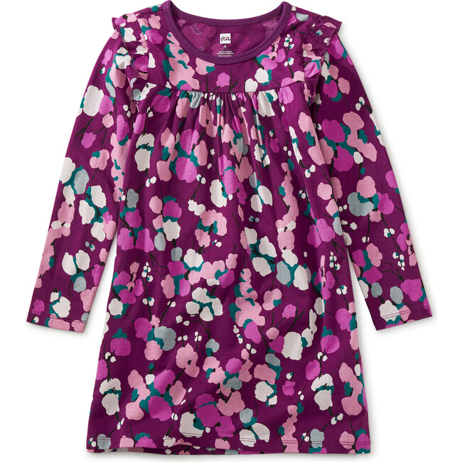 Long Sleeve Mighty Mini Dress, Purple