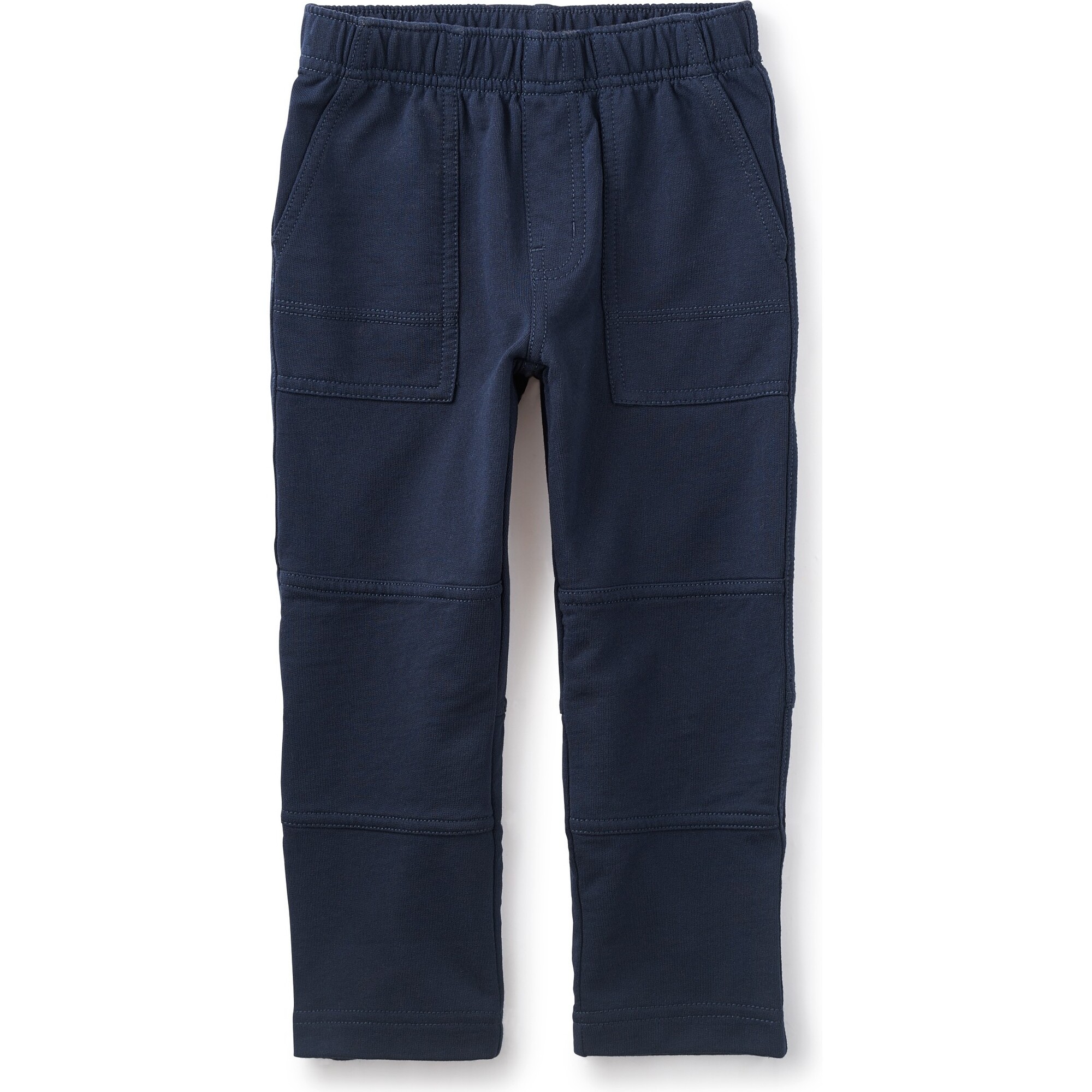 French Terry Playwear Pants, Blue - Pants - 1