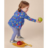 Peplum Top & Pants Baby Set, Blue - Mixed Apparel Set - 6