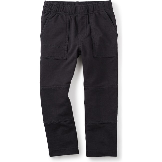 French Terry Playwear Pants, Black