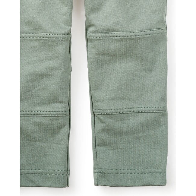 French Terry Playwear Pants, Green - Pants - 3