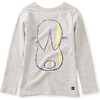 Bunny Graphic Tee, Grey - T-Shirts - 2