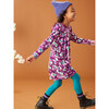 Long Sleeve Mighty Mini Dress, Purple - Dresses - 3