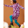 Long Sleeve Mighty Mini Dress, Purple - Dresses - 4