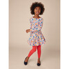 Drop Waist Skater Dress, Pink - Dresses - 4