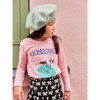 Bonjour Au Revoir Graphic Tee, Pink - T-Shirts - 5