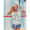 C'est La Vie Tunic Top, White - T-Shirts - 6
