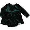 Holiday Bubble Romper in Emerald Sparkle - Rompers - 1 - thumbnail