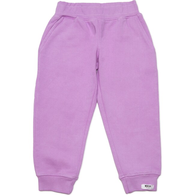 Magenta Garment Dyed Joggers