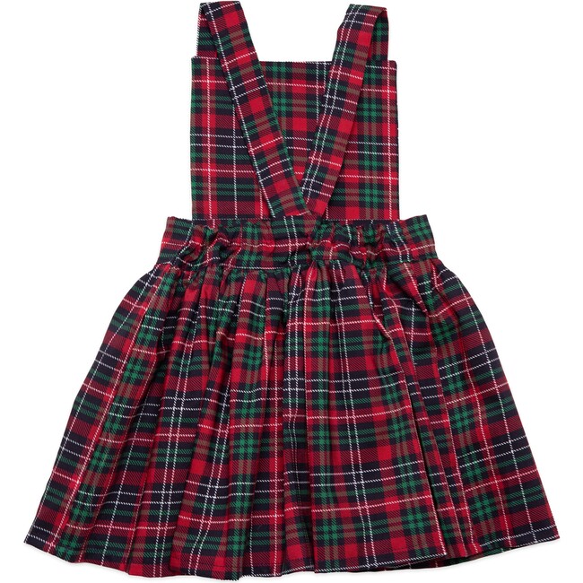 Holiday Pinafore Dress in Tartan - Dresses - 2