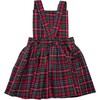 Holiday Pinafore Dress in Tartan - Dresses - 2