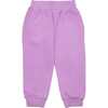 Magenta Garment Dyed Joggers - Sweatpants - 2