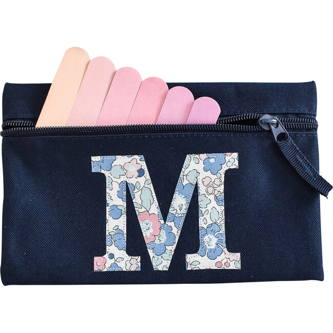 Liberty of London Personalised Pencil Case, Navy