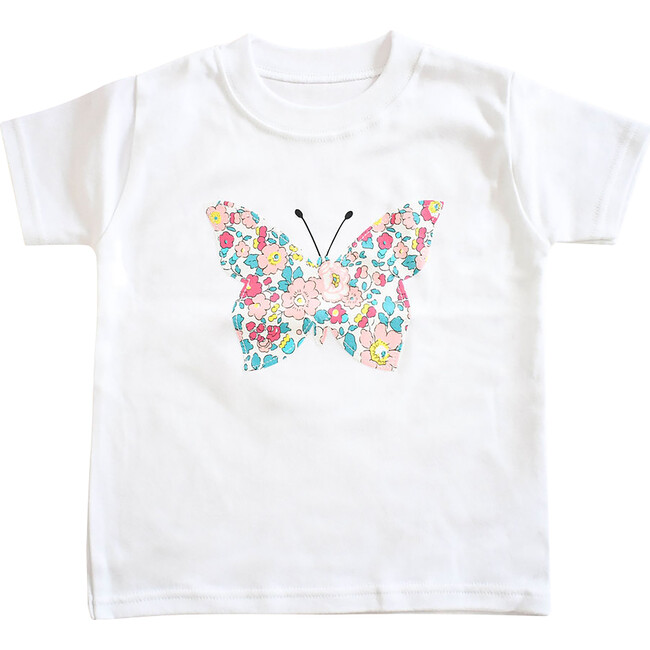 Liberty of London Children's Butterfly T-Shirt, White