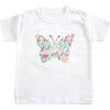 Liberty of London Children's Butterfly T-Shirt, White - T-Shirts - 1 - thumbnail