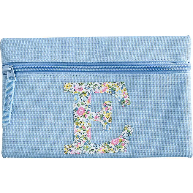 Liberty of London Personalised Pencil Case, Light Blue