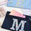 Liberty of London Personalised Pencil Case, Navy - School Supplies - 3