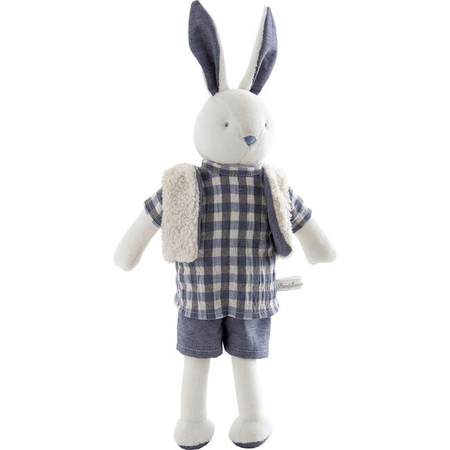 Jose The Rabbit Doll, Blue And Stripes