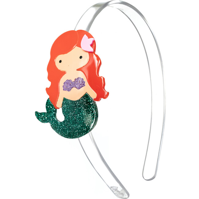 Mermaid Red Hair Glitter Headband