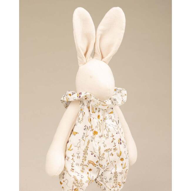 Small Josephine The Rabbit, Beige And Floral - Plush - 3