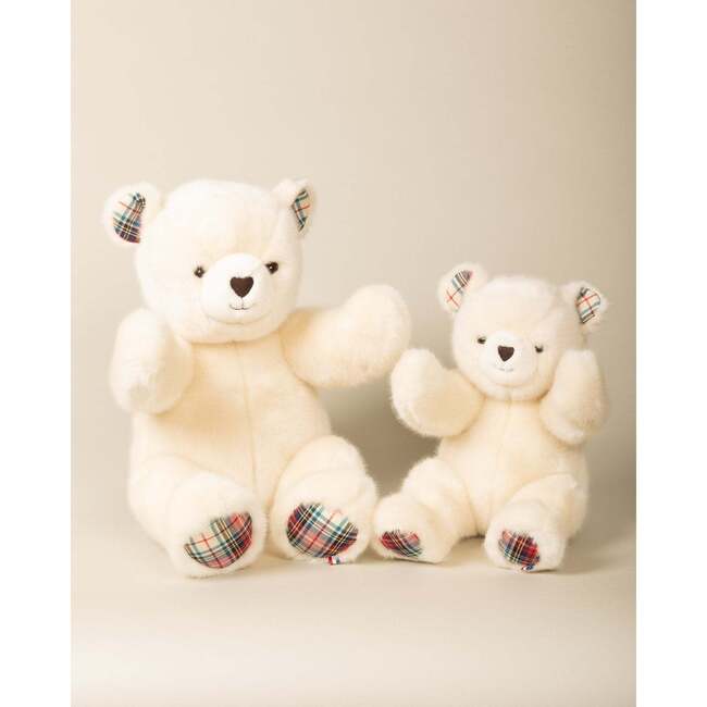 Robert The Bear Small, Beige With Tartan - Plush - 3