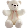 "Le Magnifique" Bear Bow, Pink And White - Plush - 1 - thumbnail