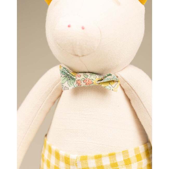 Leon the Pig, Beige And Yellow - Plush - 4