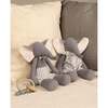 Small Bernadette The Elephant, Grey And Floral - Plush - 7